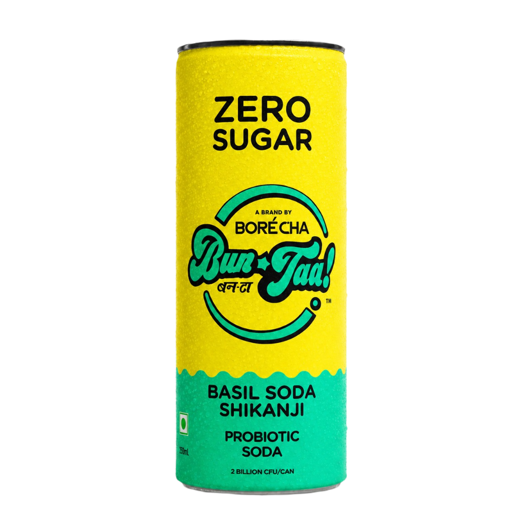 Bun-Taa! Zero Sugar Basil Soda Shikanji